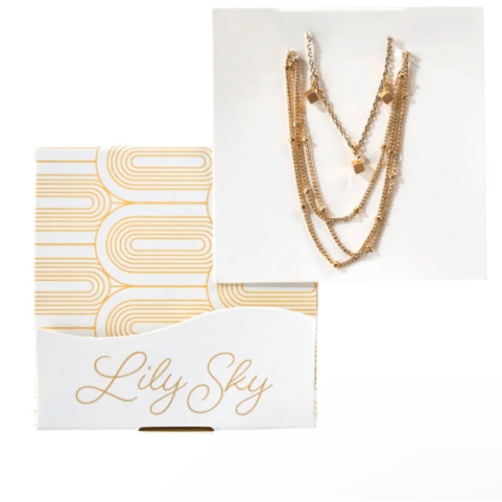 Lily Sky Adjustable Goldtone Bracelet Set
